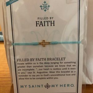 My Saint My Hero Bracelet- Faith Turquoise